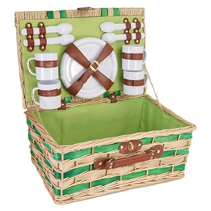 Willow Picnic Basket for Four