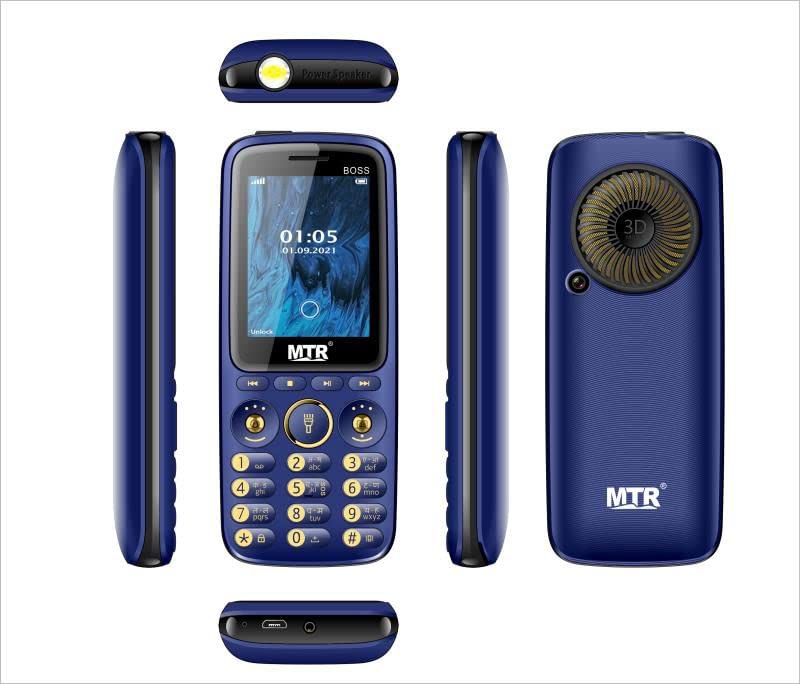 MTR BOSS (Dark Blue) Phone with 2.4 INCH Display,3000 MAH Battery,Voice Call Recording,Contains Many Indian Language,Vibration-image-23