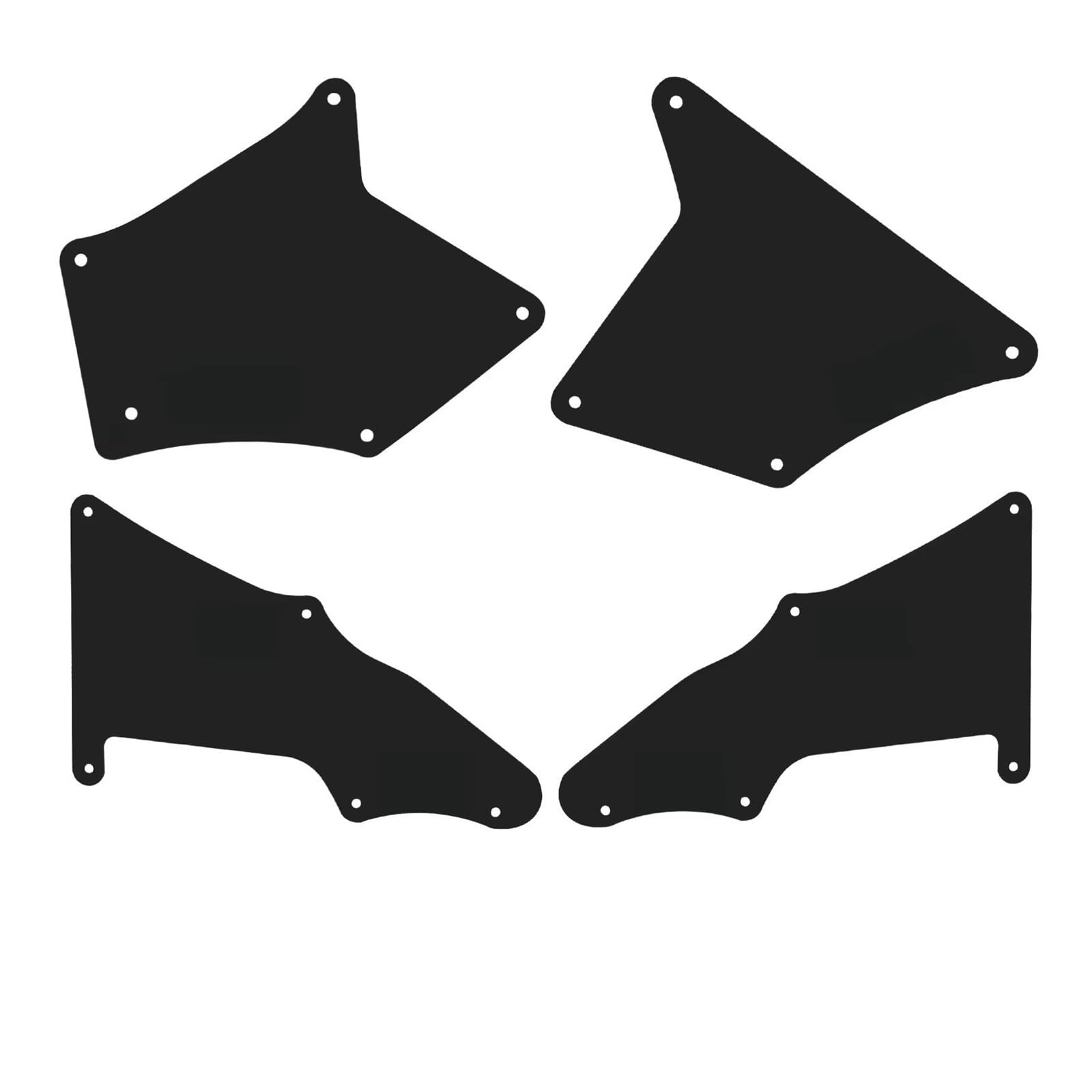 Guardabarros para Toyota 4Runner y Prado, protector de motor contra salpicaduras 6