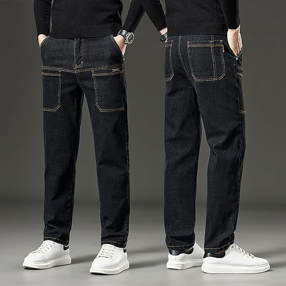 Mecutie Jeans,ThriveJeans - Comfortable Multi-Pocket High Durable Cargo Jean3