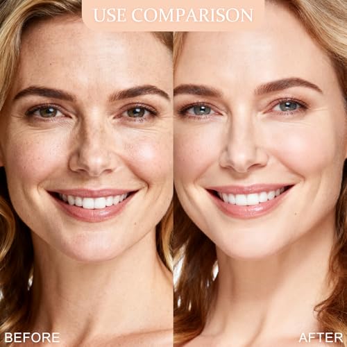 AirBrush Foundation with ​Nanoscale Powder​ - HECI BEAUTY Flawless Finish Makeup,Silk Airbrush Spray & Kabuki Brush - Anti-Aging Ingredients for Smooth Radiant Skin,210 Medium,110 Light, 1.69 fl oz — view 4