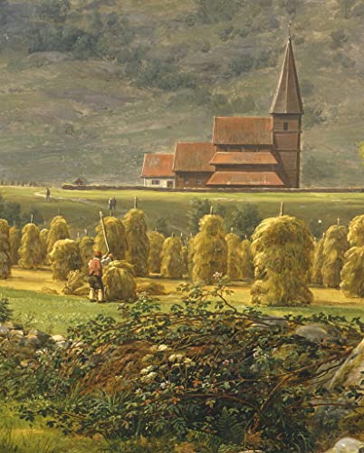 Toile Rassembler le foin Dahl 60x90cm : Habillez enfin vos murs vides avec élégance