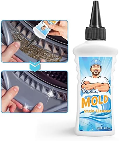 Yondarli Mold Remover Gel, Mold Cleaner for Washing Machine Refrigerator Strips, Grout Cleaner for Bathroom Home Kitchen Sinks Tiles Cleaning