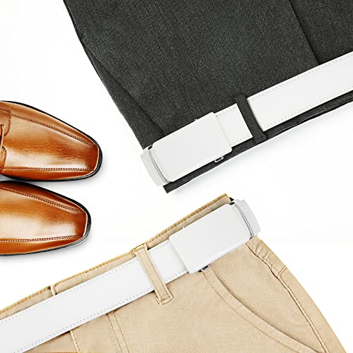 Image of Lavemi Men's Real Leather Ratchet Dress Belt with Automatic Buckle,Elegant Gift Box