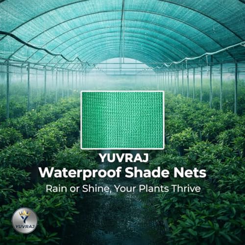 Image of Yuvraz Green Shade 90-95% Sunblock | Heavy-Duty HDPE Shade Fabric for Plants, Garden, Nursery & Terrace | UV Stabilized Agro Shade for Balcony, Car Parking & Outdoor Use (6 * 4 ft)