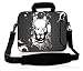 Produktbild 17"- 17,3" Zoll Neopren Tablet Laptop Tasche mit Griff und Tragetasche Schutzhaut Notebooktasche mit Zubehörfach und Schultergurt Aktentasche Multi-Color von Funky Planet Bags Cases