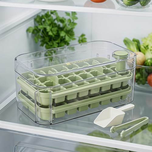 Bandeja para cubitos de hielo doble con caja miniatura 2