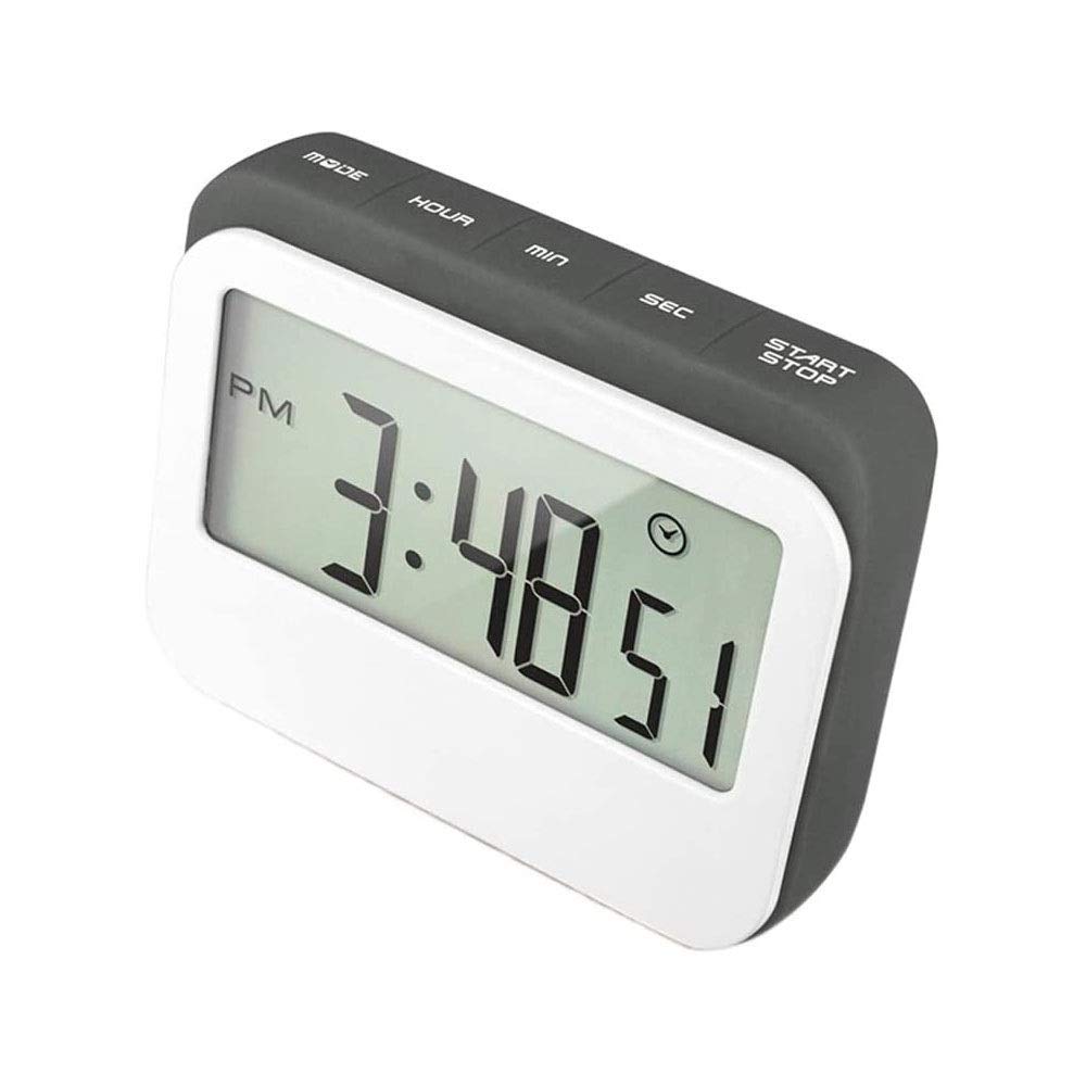 Empino Minuteur De Cuisine Numérique, Minuterie De Cuisine, Horloge D' Affichage 12 Heures, Grand écran, Aimant