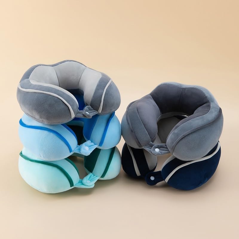 Neck-Supporting Headrest U-Shaped Pillow Neck Protector for Office Lunch Break