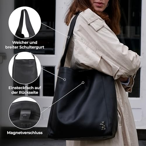 Bolso Tote de Cuero Genuino Premium Berliner Bags para Mujer miniatura 5