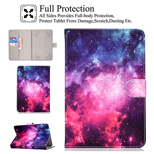 Universal Case For 7.0 Inch Tablet, Artyond Multi-Angle Viewing Stand With Card Slots Case For 6.8 Inch Kindle Paperwhite 2021/Kindle Fire 7 2015-2022/Fire Hdx7 And More 7 Inch Tablet, Starry Sky #TOP1