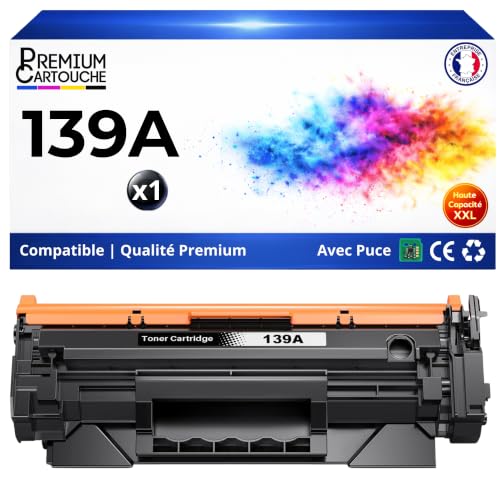 Toner HP W1390A 139A Noir Compatible LaserJet Pro 3002dw 3001dw Puce Haute Capacité 1500 Pages