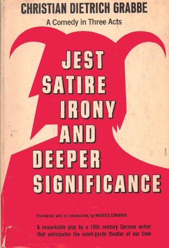 Jest, Satire, Irony, and Deeper Significance: A... B007VOA760 Book Cover