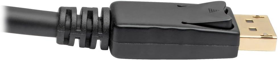 Tripp Lite USB C to DisplayPort (M/M), USB 3.1 Gen 1, DisplayPort Adapter Cable, Thunderbolt 3, 4K @60Hz, Black, 10 ft. (U444-010-DP)