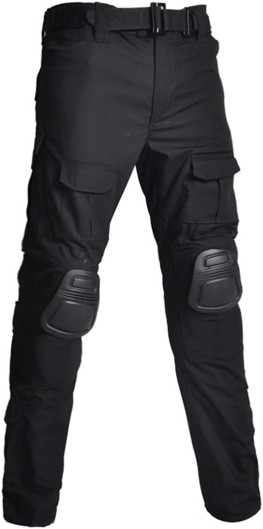 HARGLESMAN Men's Tactical Military Cargo Pants Amry Uniforms Combat Trousers with Knee Pads