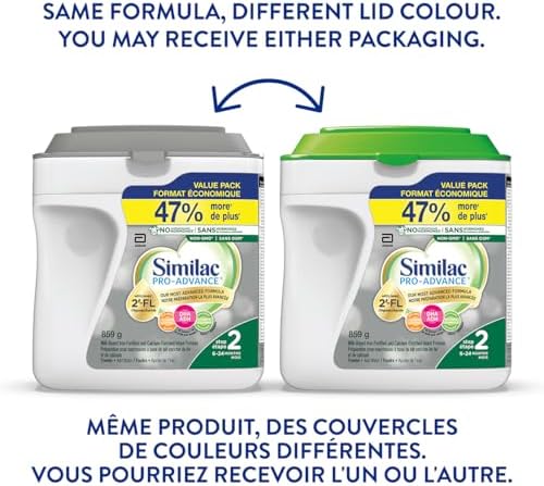 Similac Pro-Advance with 2′-FL, Step 2, Baby Formula, Easy To Digest, 6-24 Months, Powder, 859 g - 1