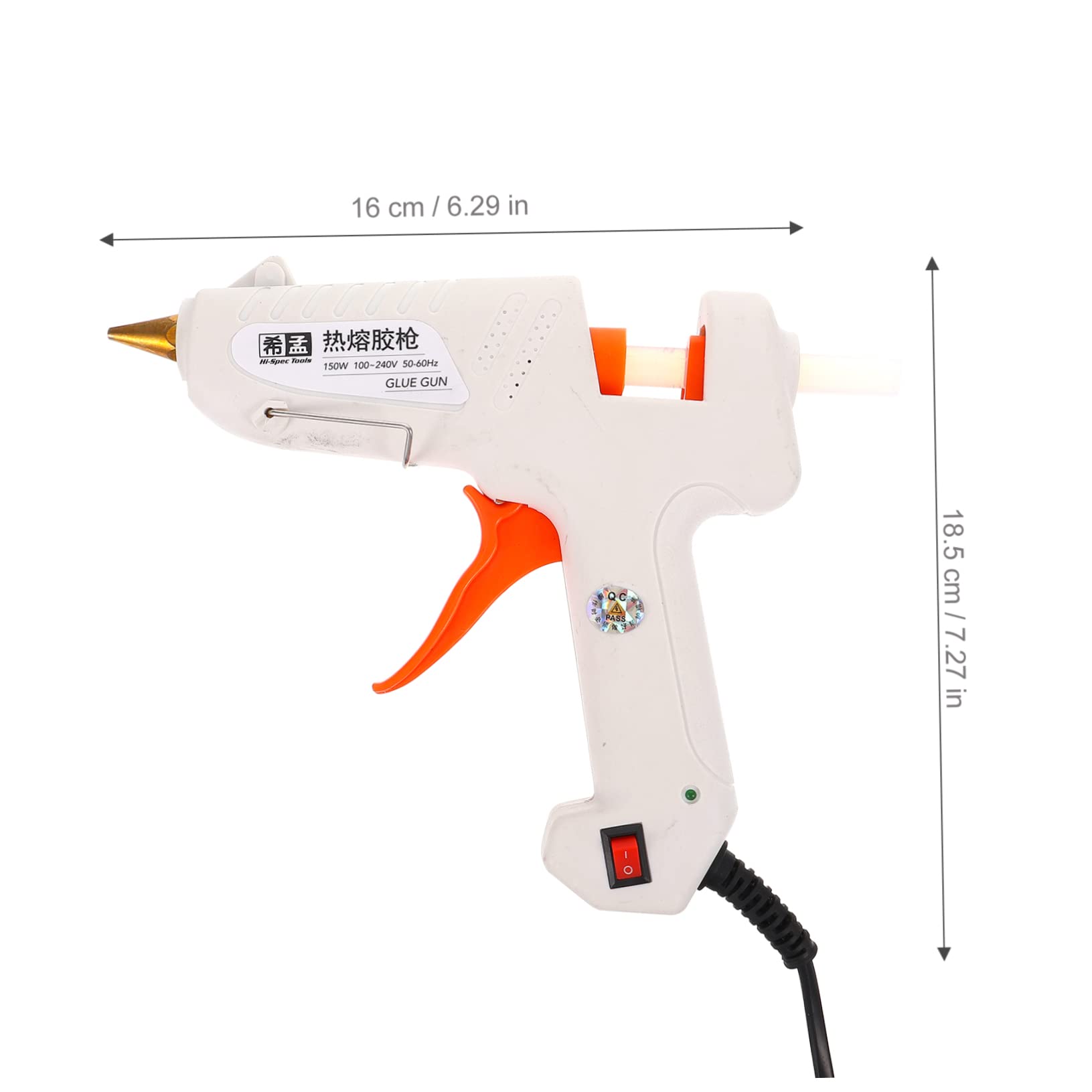 CIMAXIC Hot Glue Kit Cordless Heat Glue Sticks for Diy Projects Us Plug Easy to Use