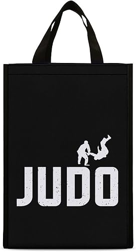 Miniatura 8 de Judo Design - Bolsas de almuerzo para mujeres y hombres, lonchera aislada, bolsa reutilizable para oficina en casa