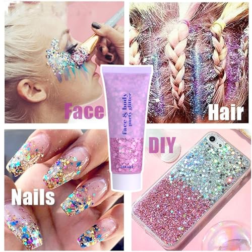 2-Color-Face-Body-Glitter-Gel-Makeup-Face-Hair-Glitter-Mermaid-Sequins-Holographic-Chunky-Glitter-for-Hair-Body-Eye-Nails-Eyeshadow-Lasting-Sparkling-Women-Cosmetic-04-05