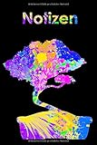  Notizen: Notizbuch mit Punktraster, ca. DIN A5, 120 Seiten, Motiv: Bonsai, Softcover