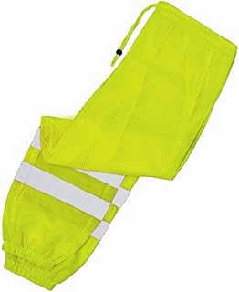 Kishigo 3108 Ultra-Cool Mesh Pant, Fits 2X-Large to 4X-Large Waist, Lime