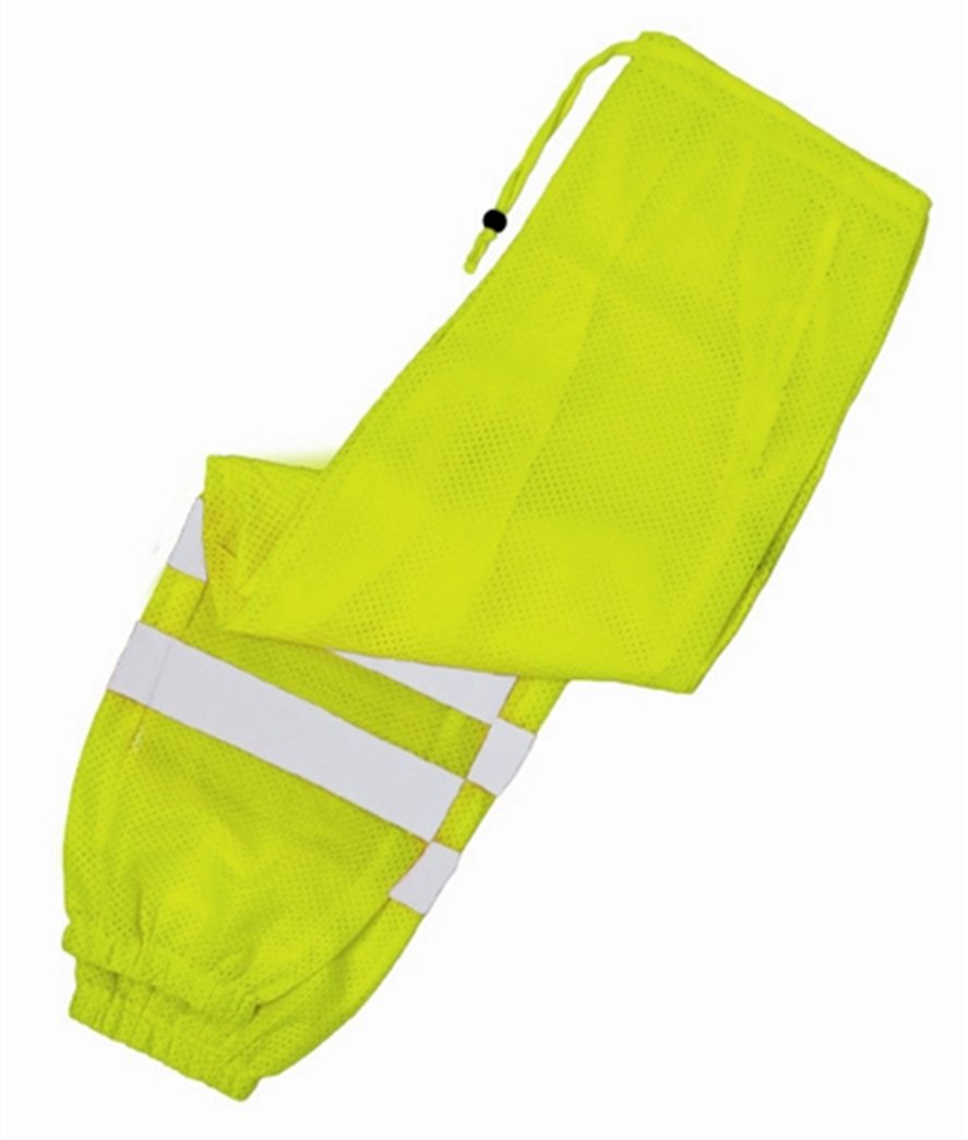 Kishigo 3108 Ultra-Cool Mesh Pant, Fits 2X-Large to 4X-Large Waist, Lime