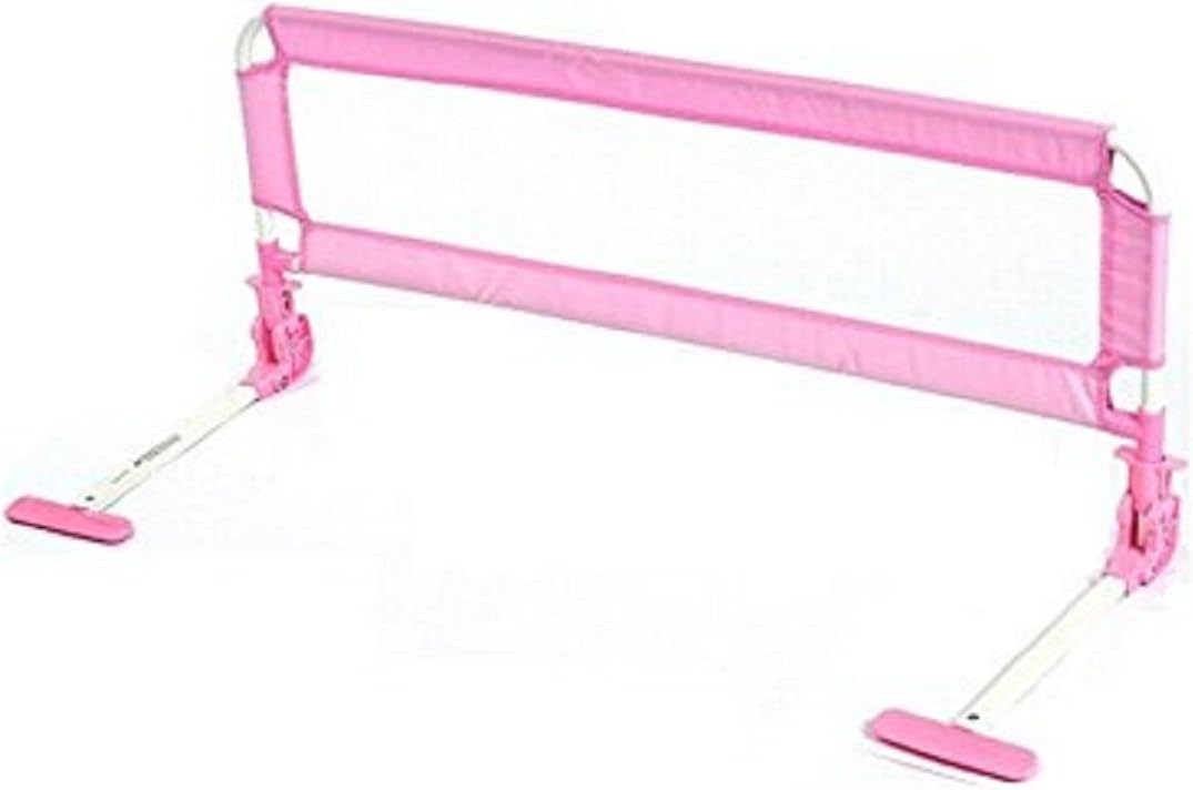 Modstyle Bed Rail, Bed Guard Toddler, guardrail Fold able Safety Guard to Protect Baby - 152 X 44 cm (IT N - 8049-1) (Pink)