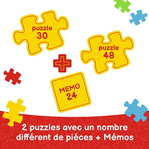 Trefl PAW 2in1 puzzles + mémo 78 pièces - vue 3