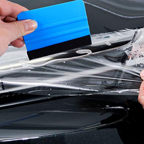 Kit de ferramentas para embrulhar o carro com 8 peças de feltro para rodo de feltro para aplicação d