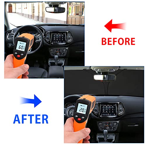 YEE PIN Compass Ombrellone auto compatibile con