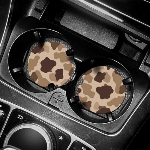 2 Piezas Portavasos de Madera para Carro Antideslizante miniatura 7