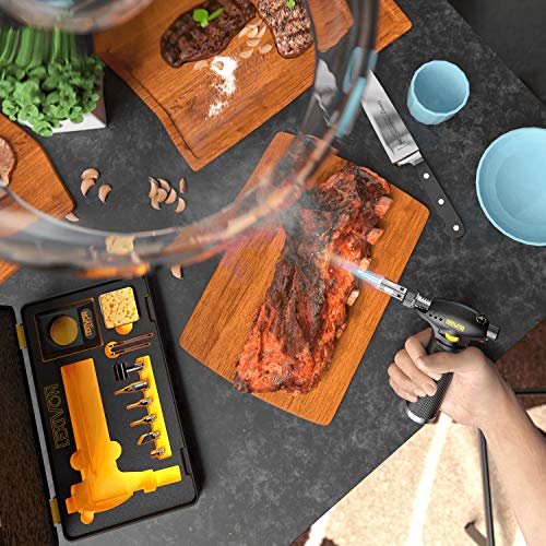 Lexivon Butane Torch Multi-Function Kit | Premium Self-Igniting Soldering Station With Adjustable Flame | Pro Grade 125-Watt Equivalent (Lx-771)… #TOP6