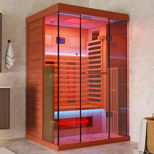 MEISSALIVVE Infrared Sauna for 1-2 Persons