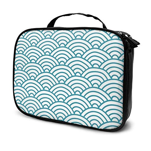 Preisvergleich Produktbild Kosmetiktasche, gebogene halbrunde Highlights, Aufbewahrungstasche, tragbar, multifunktional, Tragetasche, geeignet für Sport, Fitnessstudio, Yoga, Strand, Baden