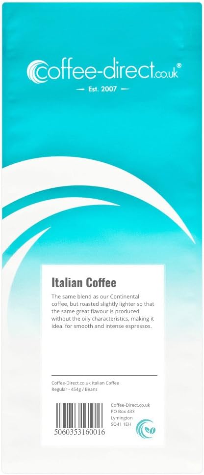 Coffee Direct Italian Coffee Beans 454 g