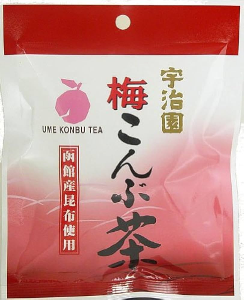Amazon.co.jp: 宇治園 函館産昆布使用 梅こんぶ茶 60g×12個 : 食品