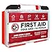 Be Smart Get Prepared OSHA/ANSI First Aid Kit - 50 Person, 250 Pieces - Designed for Home, Business, School, Industrial, and Restaurants - Compact & Portable