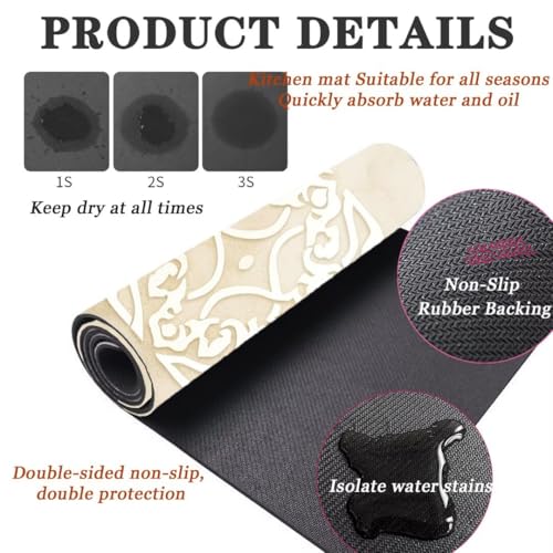 Alfombras de cocina absorbentes para proteger el suelo de manchas en zonas transitadas 4