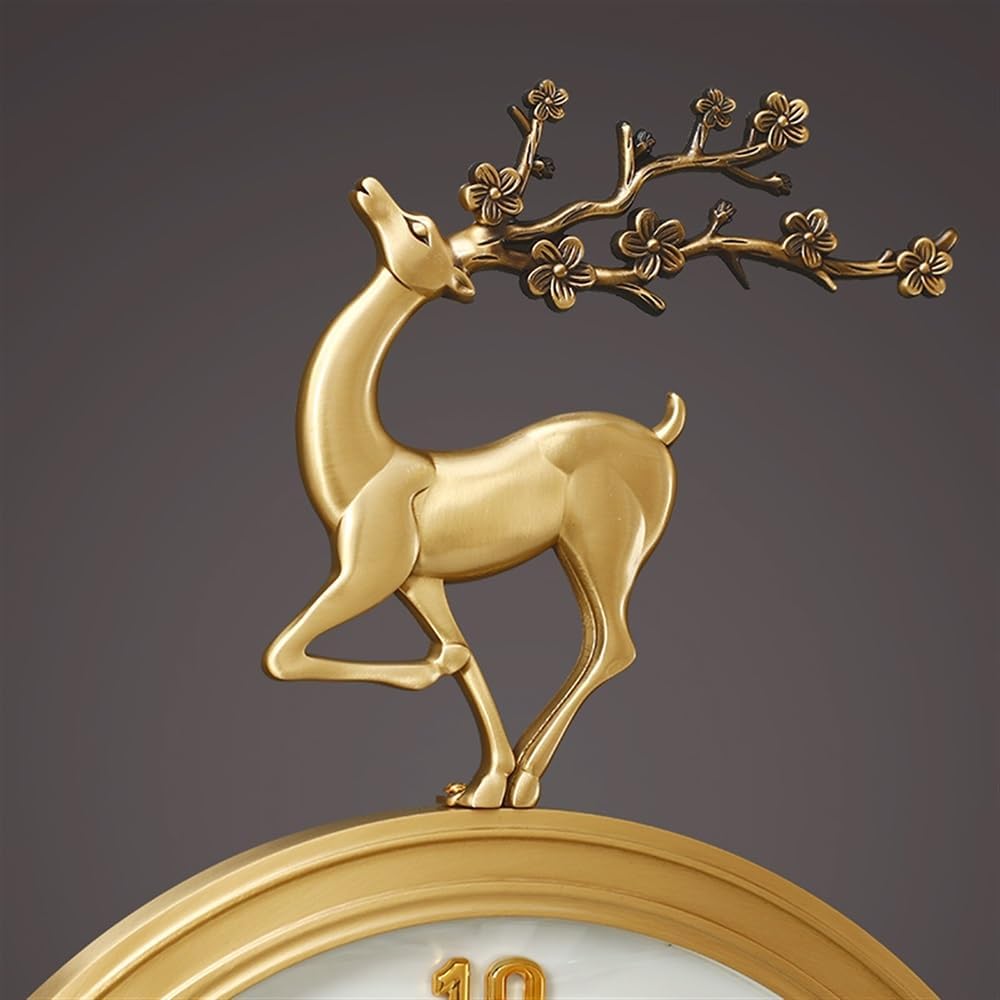 Grandfather Clock Floor Clock Home Living Room Decoration Large Table Modern Minimalist Silent Creative Personality Quartz Sitting Grandfather Alarm