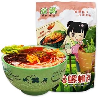 新品【妞螺_螺蛳粉300g*1点セット】正宗柳州原味袋装广西螺蛳粉 劉州カタツムリ麺、広西名物スナック 中華料理 速食米粉 （水煮型 ） 美味しい 米粉 インスタント麺 (1袋)