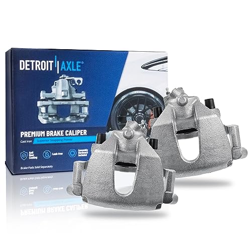 Detroit Axle - Pair Front Brake Calipers for 2004 Mazda 3 (2.0L)