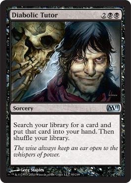 Amazon.com: Diabolic Tutor - Magic 2011 (M11) - Uncommon : Toys