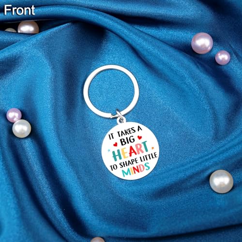 ichrati Best Teacher Gifts for Women New Teacher Appreciatio Present for Birthday from Student Cute Double-sided Keychain - Image 3