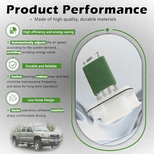 Image of Manual AC Control Modul HVAC Blower Motor Resistor Compatible with Chevrolet 04-12 Colorado / 03-06 SSR - 04-12 Canyon - 06 I-280 I-350 /07-08 I-290 I-370 Replaces 4P1453 JA1586 15218254 89018331