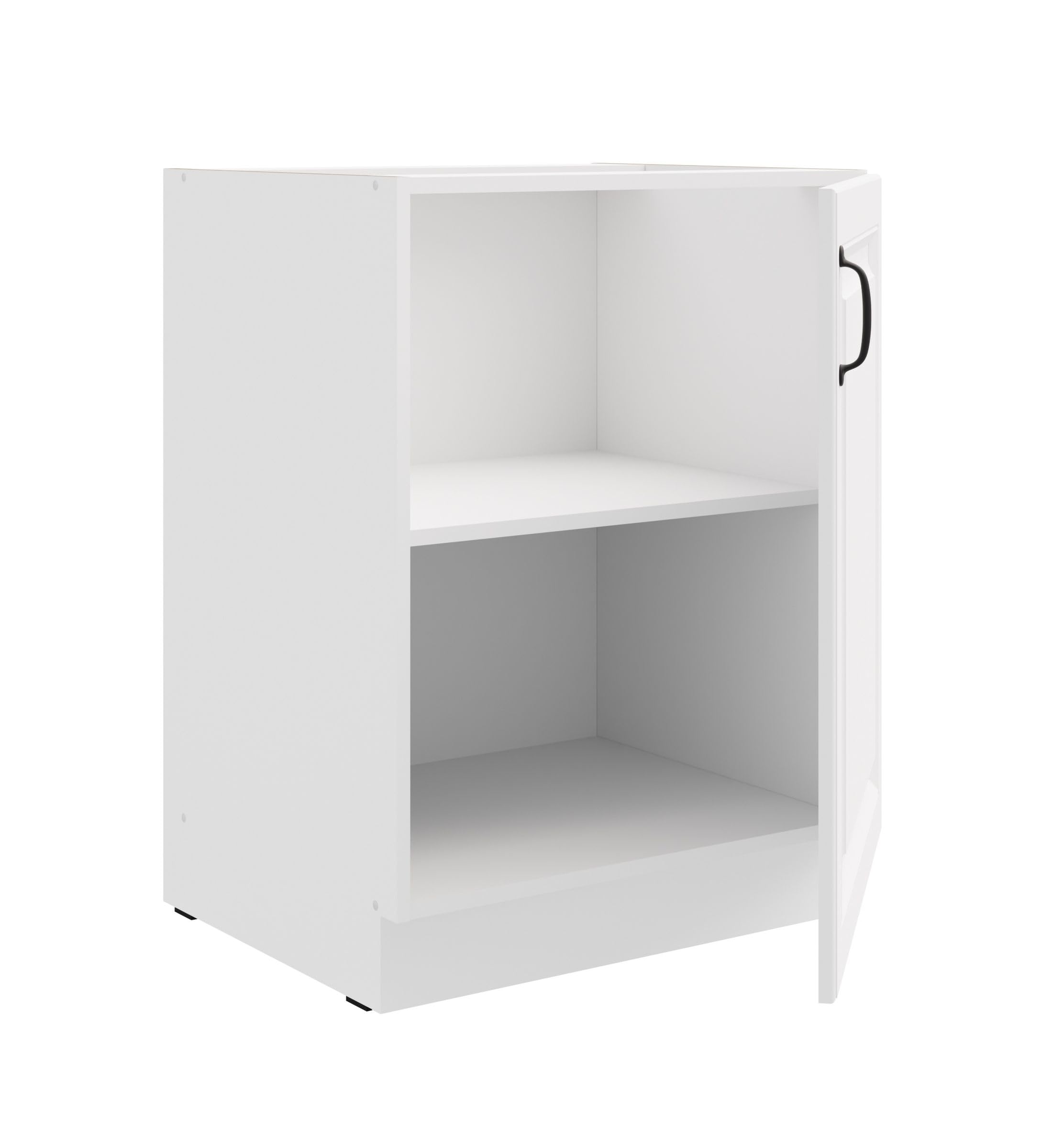 Kuechen-preisbombe Unterschrank 60cm Stilo Weiss Küchenzeile Küchenblock Küche Landhaus Einbauküche