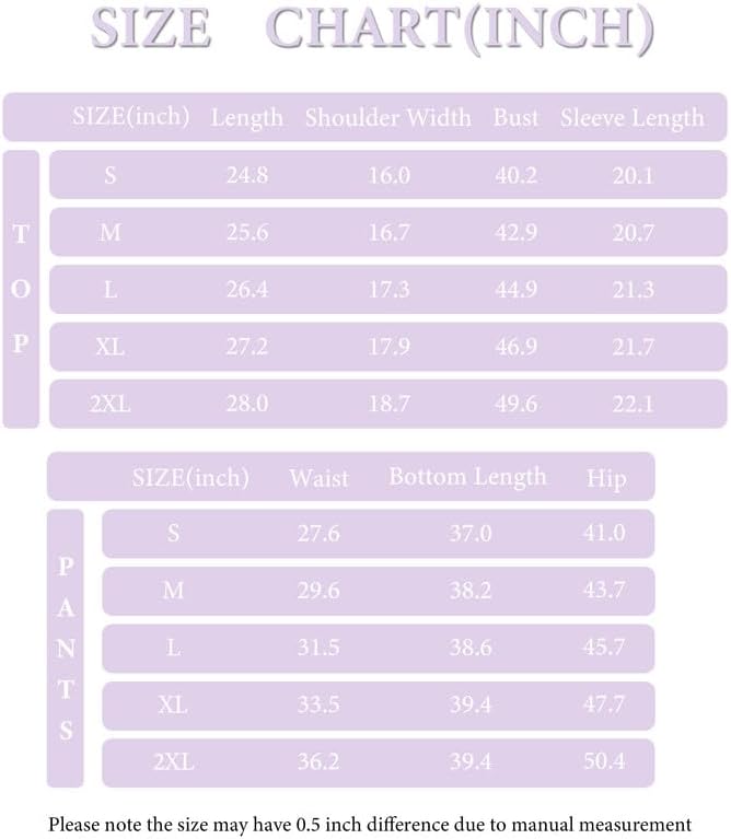 CF 100% Cotton Pajamas for Women Set Soft Comfy Fall PJ Sets for Woman 2 Piece Lounge Set Long Sleeve Tops and Pants S-XXL - Image 6