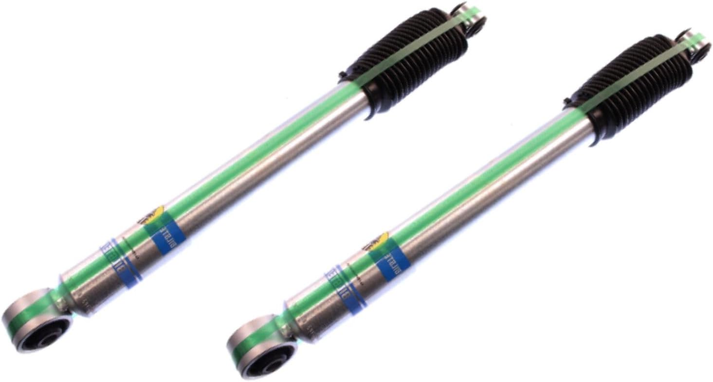 Bilstein 5100 Series Pair of Rear Monotube Shocks fits 2001 2003 Silverado 1500 HD with 4" Rear Lift | Includes TrendsAuto Decal | 24-186636