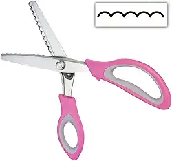 Tesoura Escalope Profissional Artesanato Tecido Papel Eva