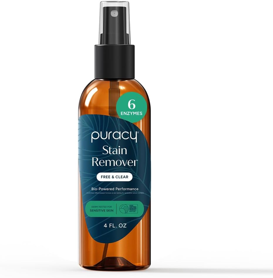 Stain Remover - 4 Fl Oz Unscented Spray for Laundry