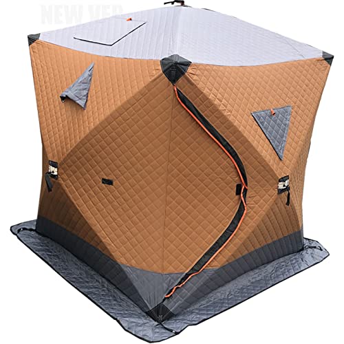 MGC JAPAN TRADE サウナテント テントサウナ 家庭用サウナ 幅225×奥行225×高さ210 (ブラウン×グレー)